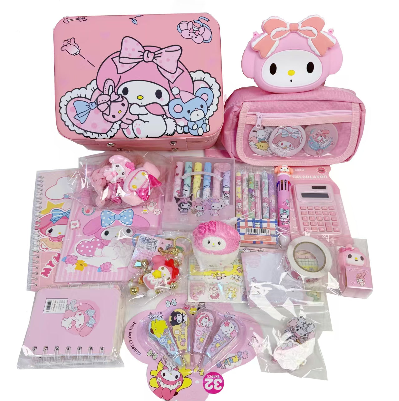 Cartoon Storage box & stationery set