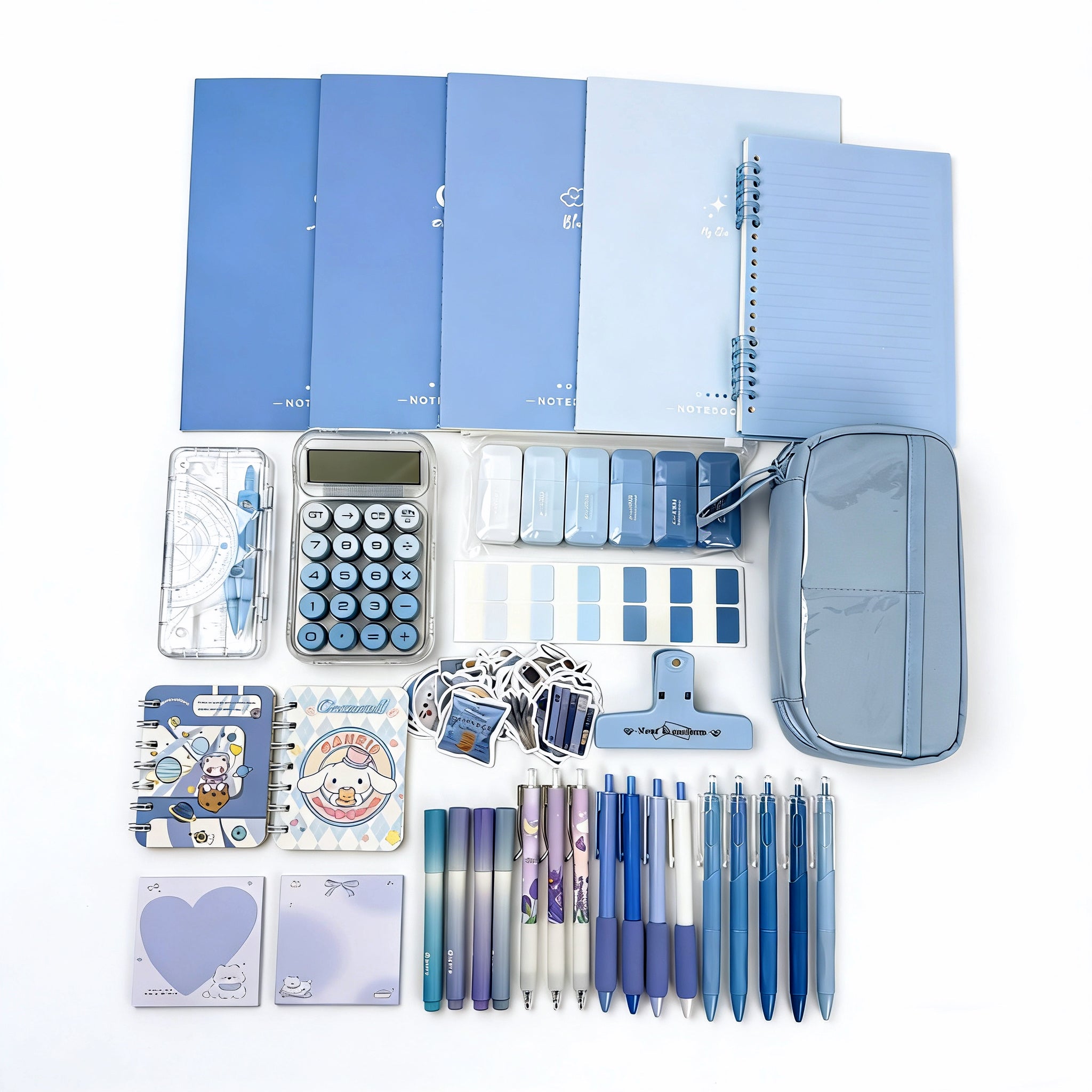 Blue - themed stationery set 💙
