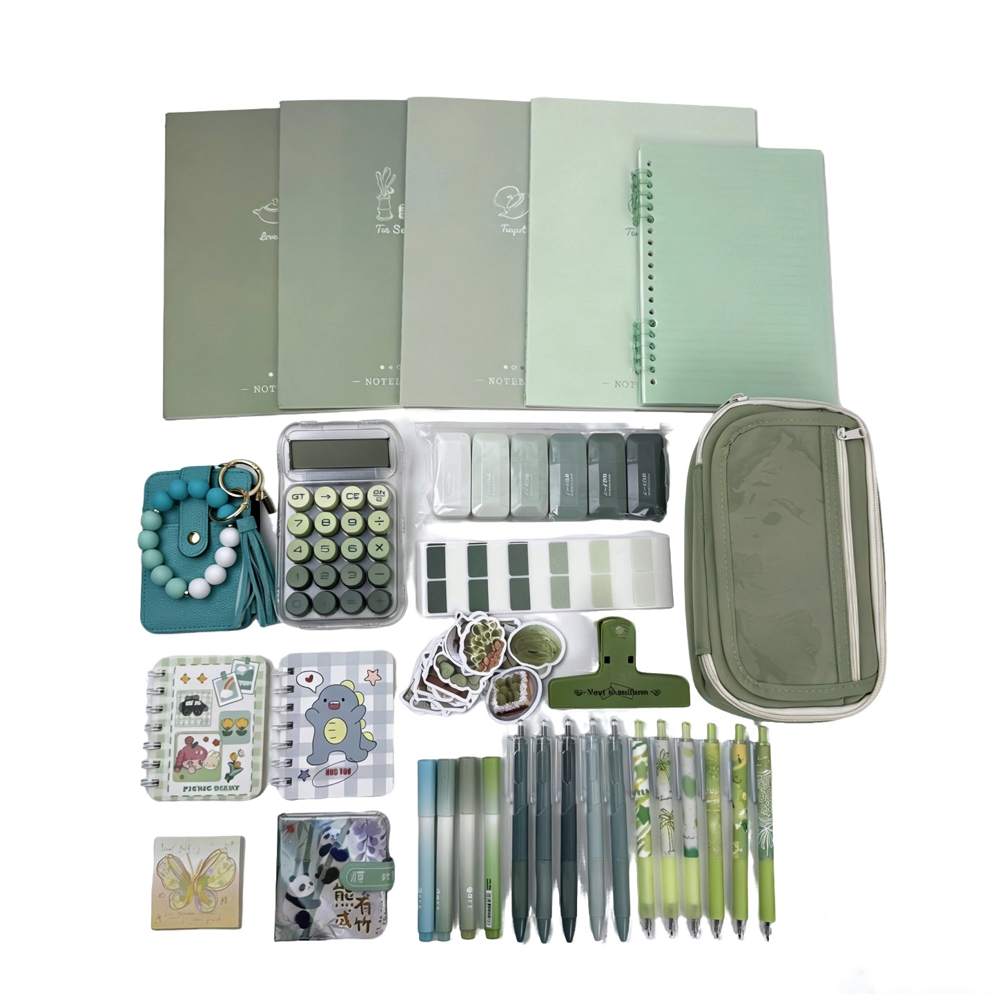 Green - themed stationery set 💚